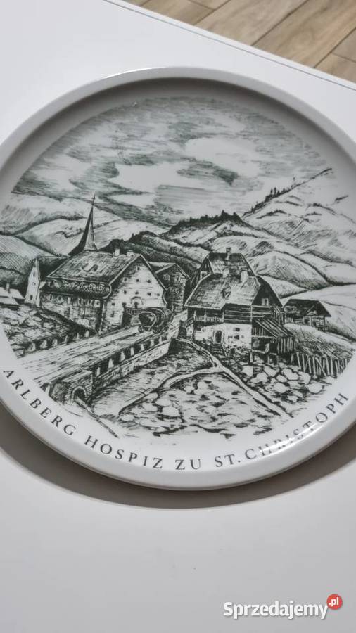 Talerz Dekoracyjny Ozdobny Miasto W Austrii Wola Podłężna