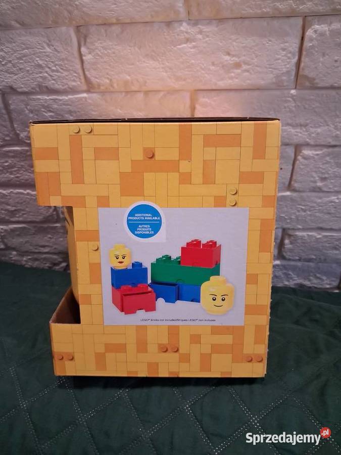 Nowy pojemnik LEGO Głowa Klocki łódzkie Łódź
