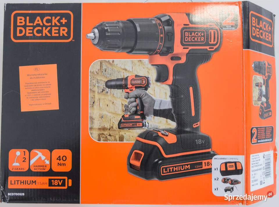 Wkrętarka udarowa akumulatorowa BlackDecker 18V Częstochowa