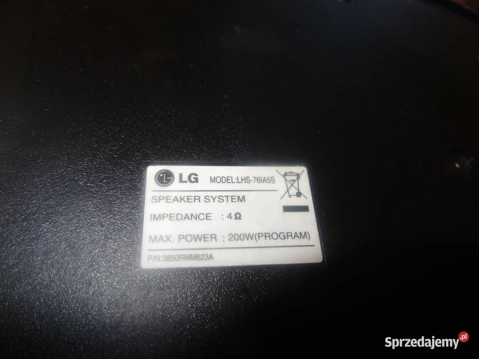 Kolumny kolumna kino domowe LG LHS W76IA5S wielkopolskie