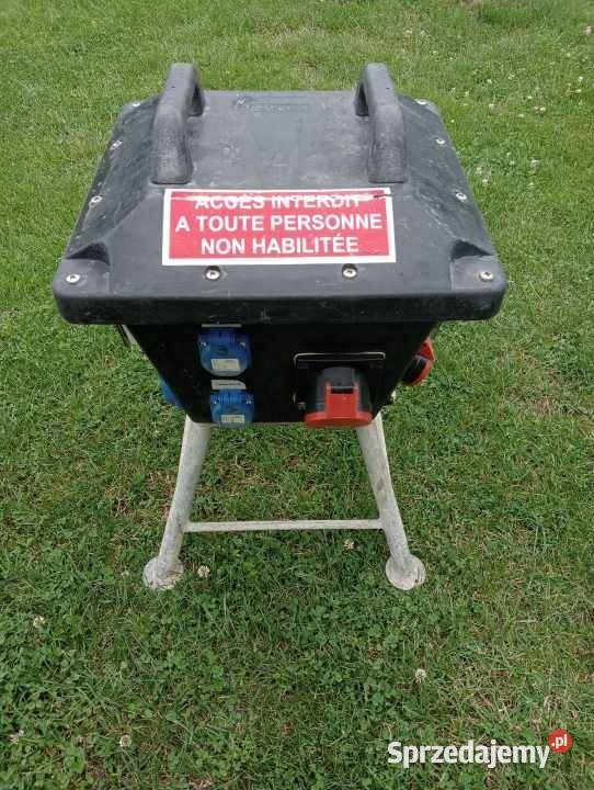 Rozdzielnia elektryczna przenośna 230v380v stan Pniówno