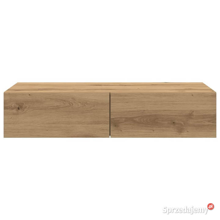 Półka ścienna z szufladami dąb artisian 80x33x17 Warszawa