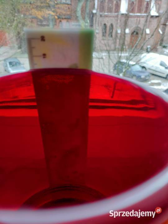 Dwa kufle szklane z prl