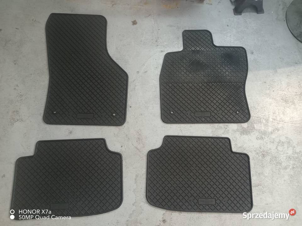 dywaniki gumowe orygianalne komplet Skoda OEM Kielce