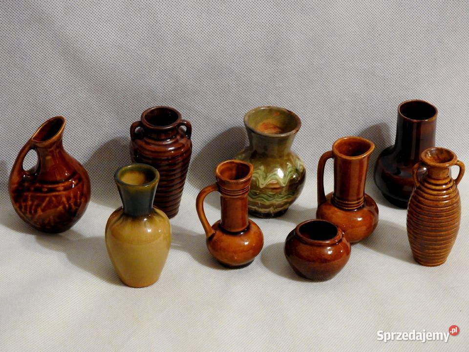 Kolekcjonerskie wazoniki miniaturki z