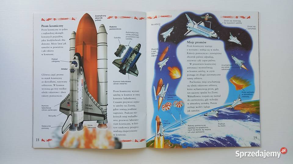 Edukacja Kosmos O statkach kosmicznych seria miękka Książki i Podręczniki Kraków
