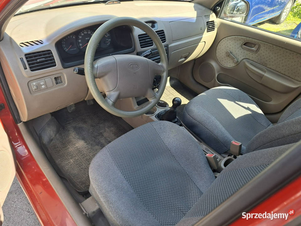 Kia Rio 13 GAZ I 20002005 czerwony Łódź sprzedam