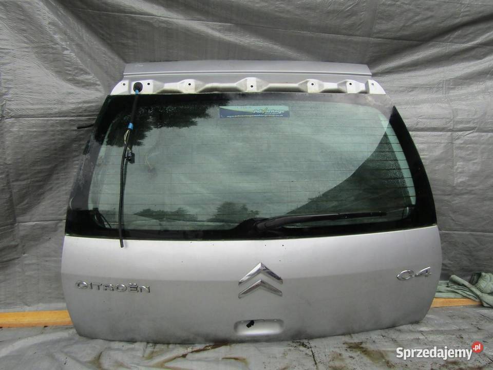 KLAPA TYLNA TYŁ SZYBA CITROEN C4