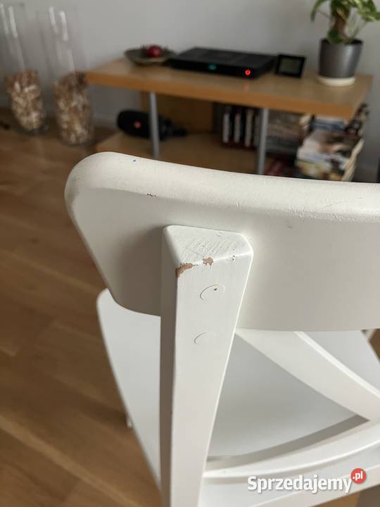 IKEA INGOLF 2 krzesła drewniane w kolorze BIAŁYM Meble mazowieckie Warszawa sprzedam