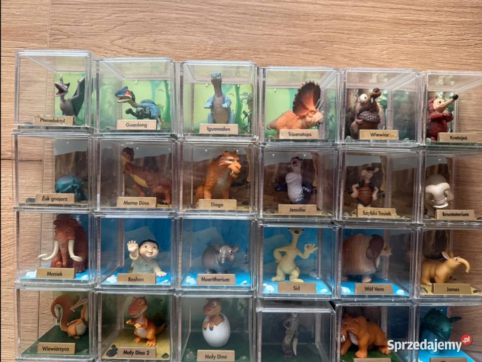 Epoka lodowcowa Figurki zwierząt Plastik  Chorzów sprzedam