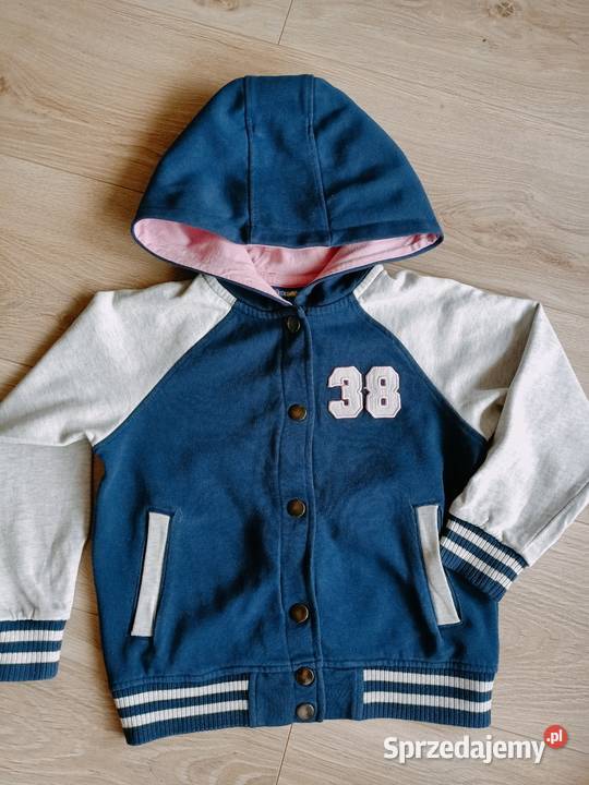 Bluza dziewczęca rozpinana z kapturem 110116 Rozmiar 110 Płock sprzedam