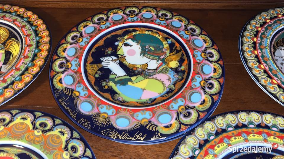 Patera Wiinblad Rosenthal Boże Narodzenie 1976 Gdańsk