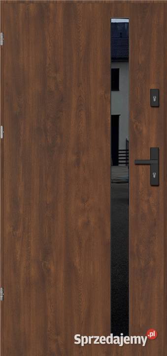 Ciepłe drzwi 70 THERMO DIAMOND ONYX 2 NERO Drzwi zewnętrzne Częstochowa