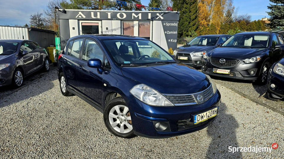 Nissan Tiida 15 dIESEL SUPER stan Klimatronik Hatchback Świdnica