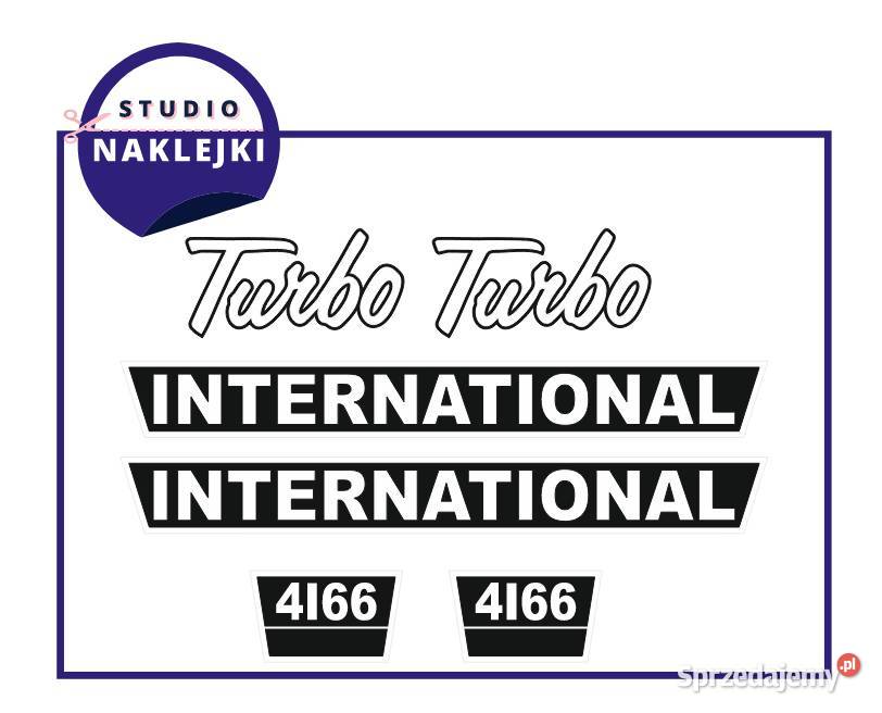 Naklejki ciągnik traktor Case International 4166 Dąbrowa Tarnowska sprzedam