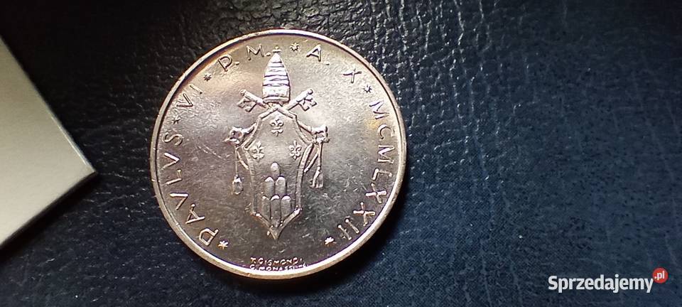 Stare monety 10 lir 1972 Watykan Lesko