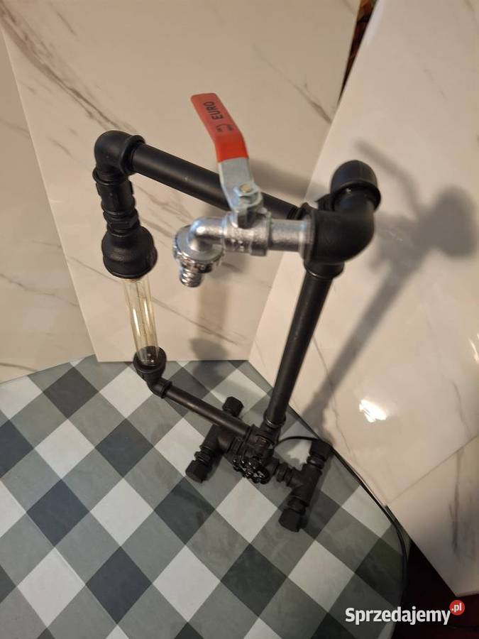 Lampa loft czarny mat