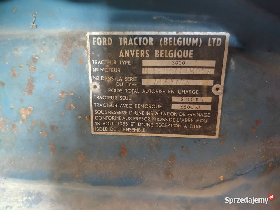 Ciągnik Ford 3000 do negocjacji opolskie Nysa