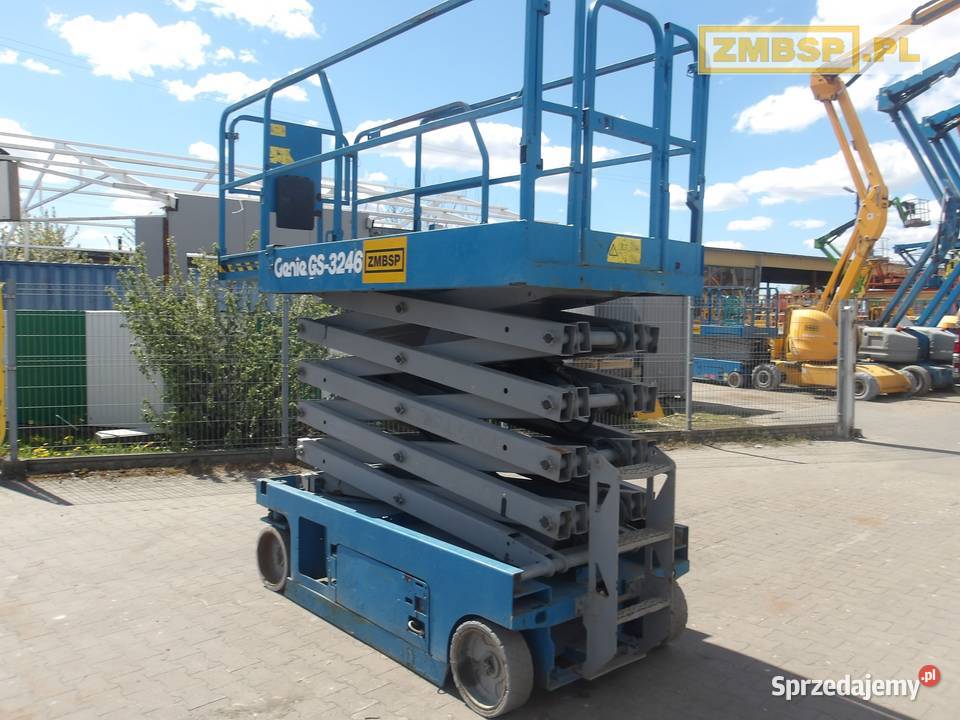 Podnośnik nożycowy zwyżka 12m Genie GS3246