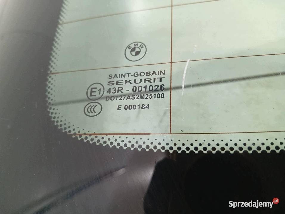 SZYBA TYLNA Z KLAPY Bmw Seria 5 V 20032010 E6061