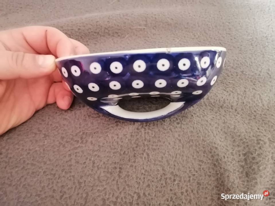 ceramiczna pokrywka do maselniczki zebra sprzedam