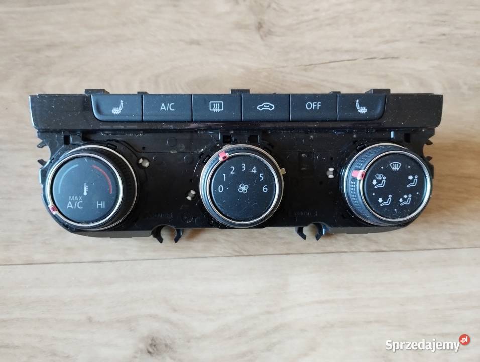 VW Volkswagen panel klimatyzacji sterowanie osobowe Panele sterowania, przełączniki Katowice