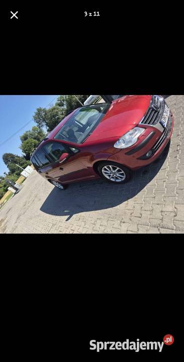 Vw touran Rok produkcji 2009 małopolskie Szczurowa