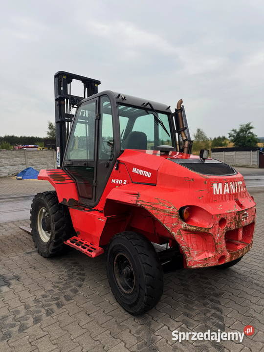 wózek widłowy terenowy MANITOU M302 3000 kabina łódzkie Działoszyn sprzedam