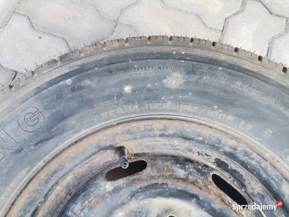 Koło przednie felga opona 195R14C Kia K2500 podlaskie Białystok