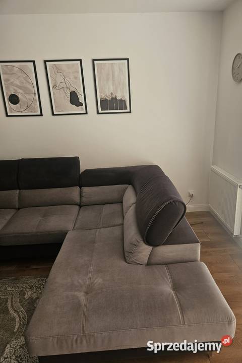 Duży narożnik 290x230 z funkcją spania Wrocław sprzedam
