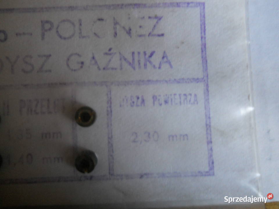 Komplet dysz gażnika Fiata 125 FSO Polonez Biecz sprzedam