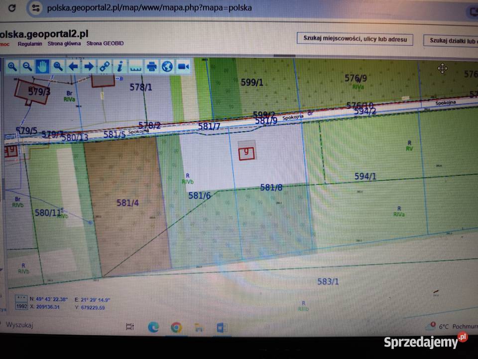Piękna klimatyczna działka z WZ 76zł/m2 Sprzedaż