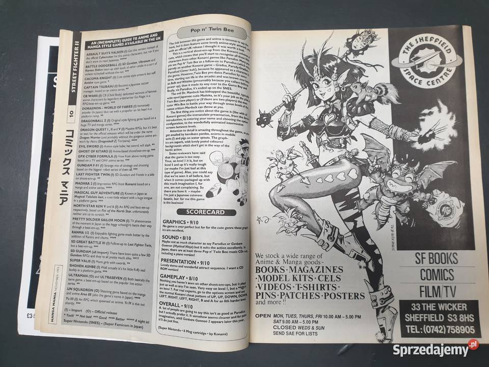 Manga Mania Magazyn komiksowy 1993 Akira Poster