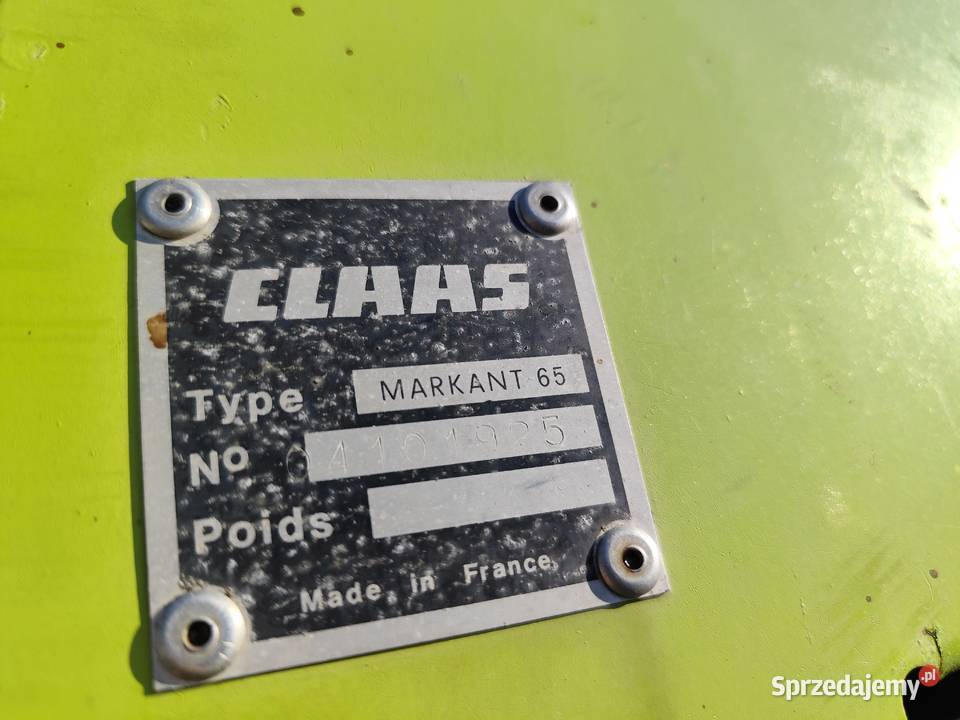 Prasa Claas markant 65 sprzedam