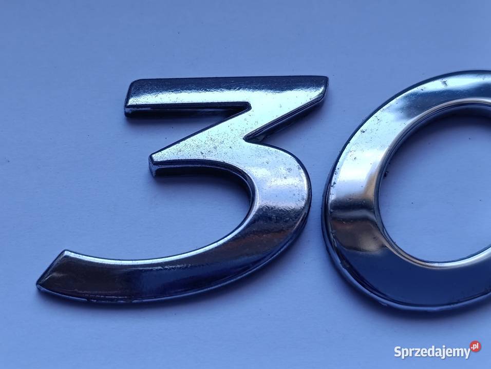 Napis emblemat Peugeot 308
