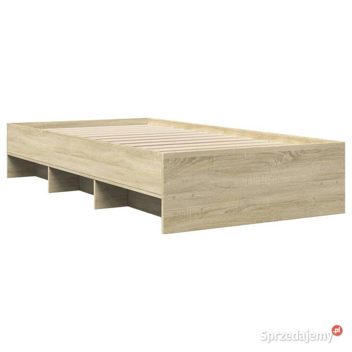 Łóżko bez materaca dąb sonoma 75x190 WM3295711 78cm Łóżka sprzedam