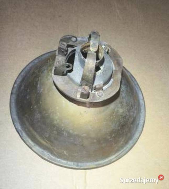 Odbłyśnik mosiężny oprawką żarówki 160mm ursus Lutoryż