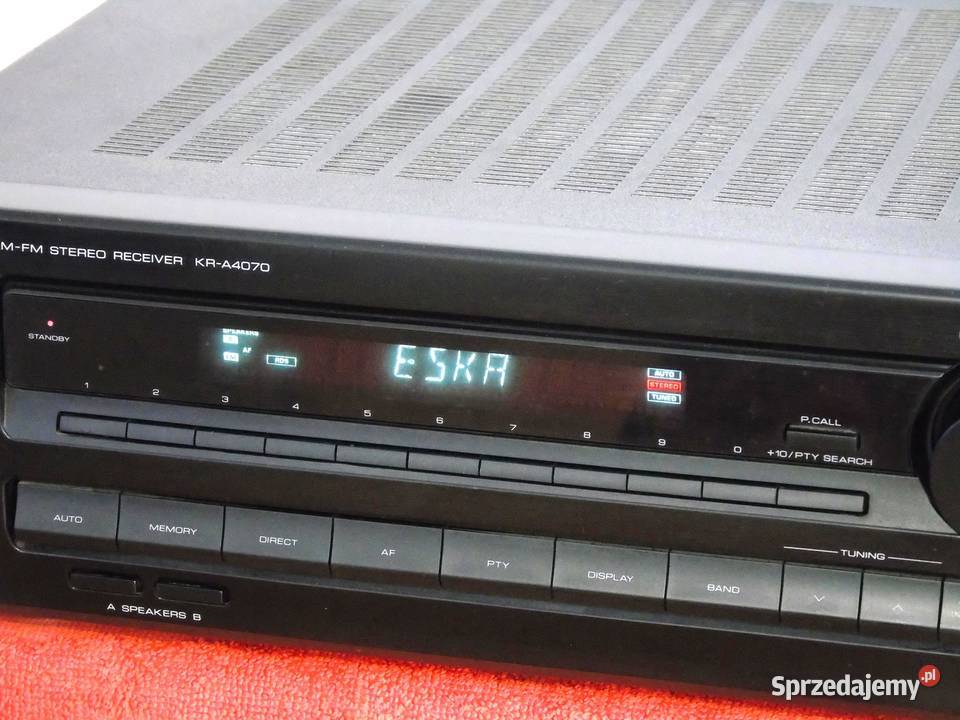 Amplituner Kenwood KRA4070 RDS sprawny i ładny Jasło