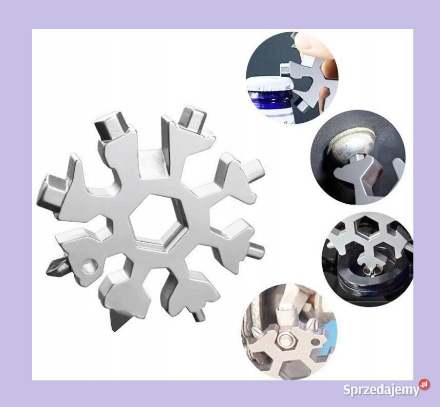 MULTITOOL KLUCZ WIELOFUNKCYJNY ŚNIEŻYNKA 18W1 mazowieckie Warszawa