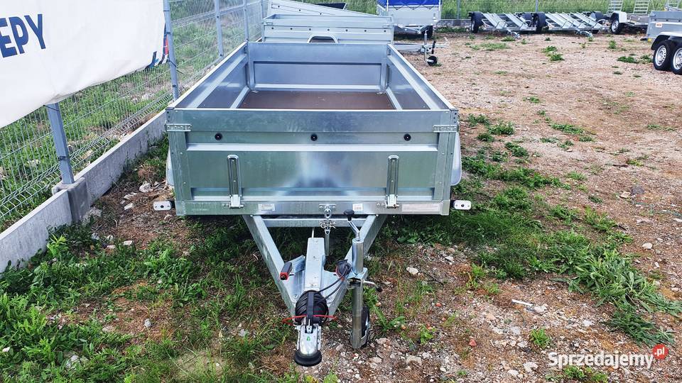 Przyczepka hamowana 1300dmc przyczepa 2 osie pełny VAT Piła