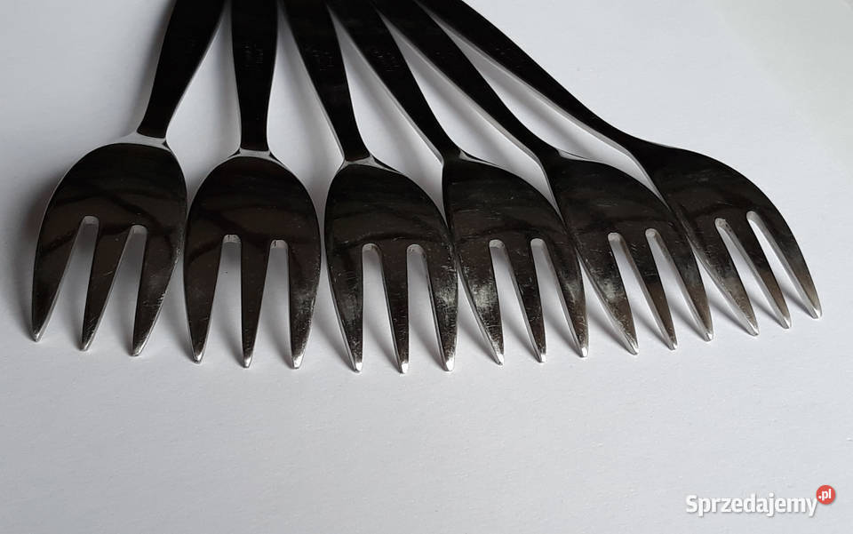 Widelczyki MARS Hefra Hefrasil sztućce PRL śląskie