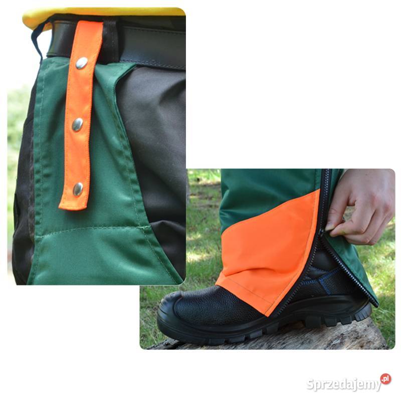 Nogawice pilarza z wkładką przeciwprzecięciową