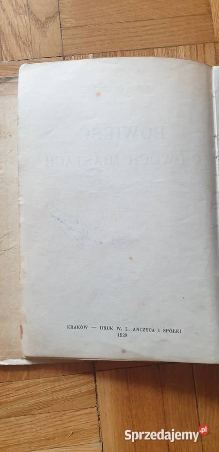 Powieść o dwóch miastach 1928 r Karol Dickens Rok wydania 1928 Łódź sprzedam