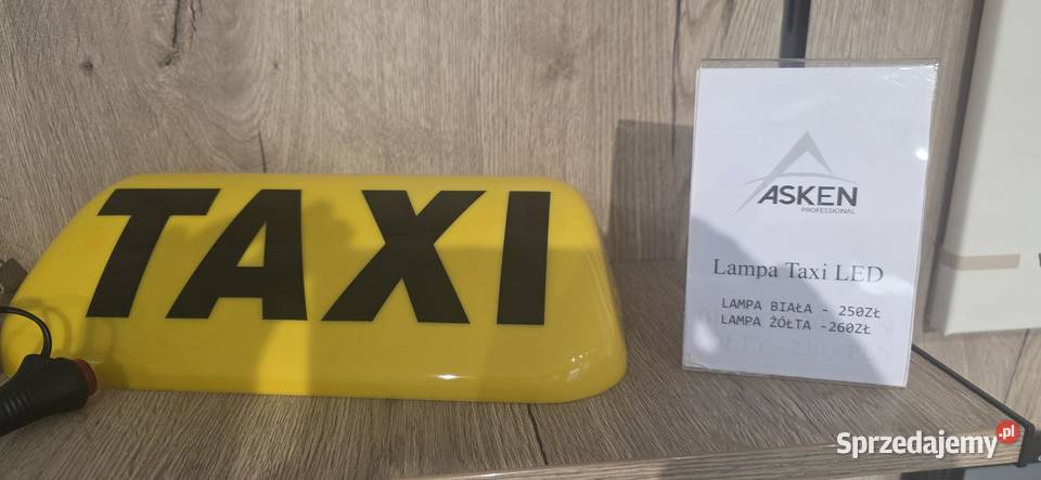 Taksometr online novitus txe lampa Taxi Śledziejowice sprzedam