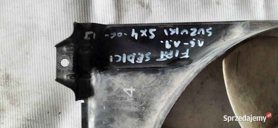 sedici fiat wentylator chłodnicy osobowe