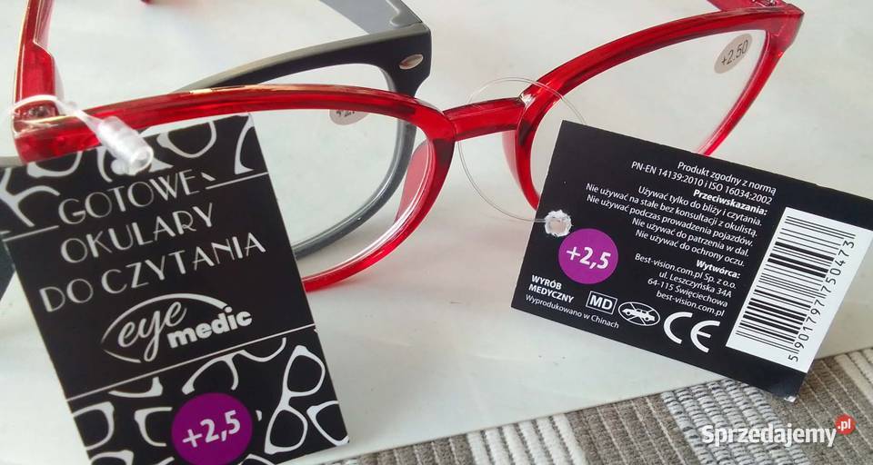 Okulary do czytania 250 dpt EyeMedic Wyrób Rewal