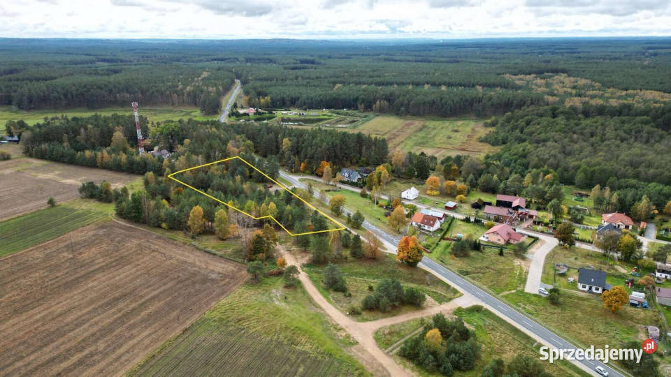 Działka inwestycyjna drodze DK21 Trzebielino