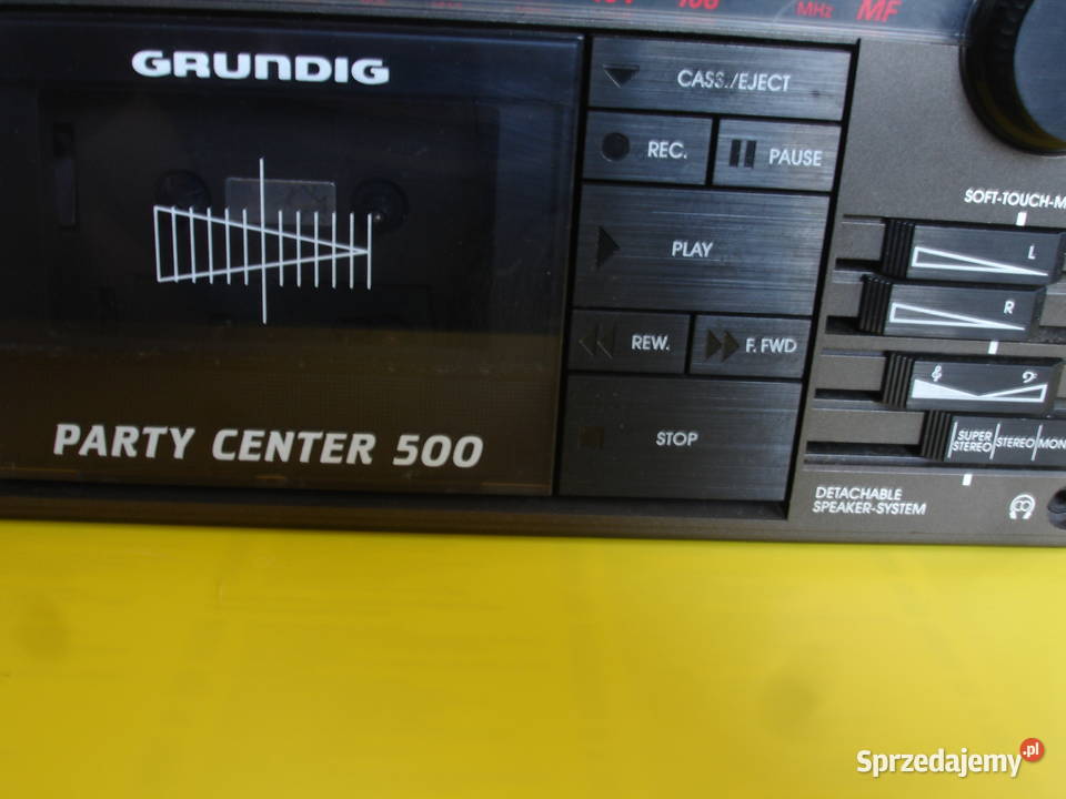 Radiomagnetofon GRUNDIG PARTY CENTER 500 Zielona Góra