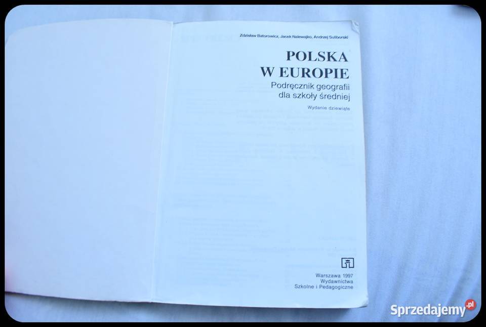 Polska w Europie Geografia szkół średnich WSiP Płock