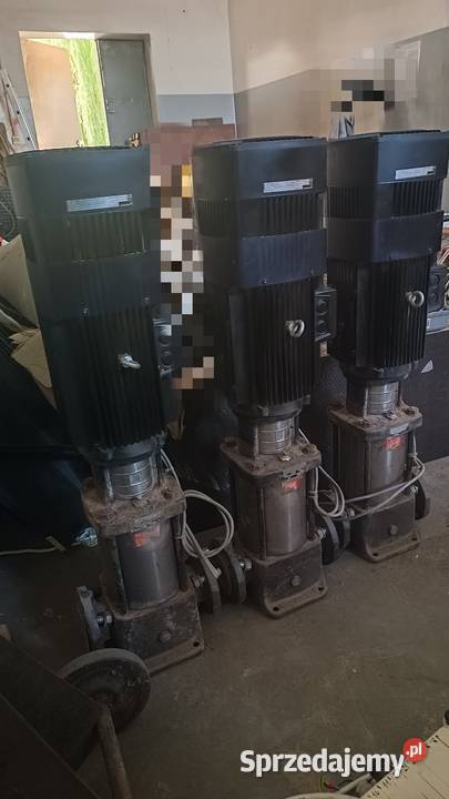 Zestaw 3 pomp hydroforowych Grundfos CRE 1640 Produkcja dolnośląskie Lubin